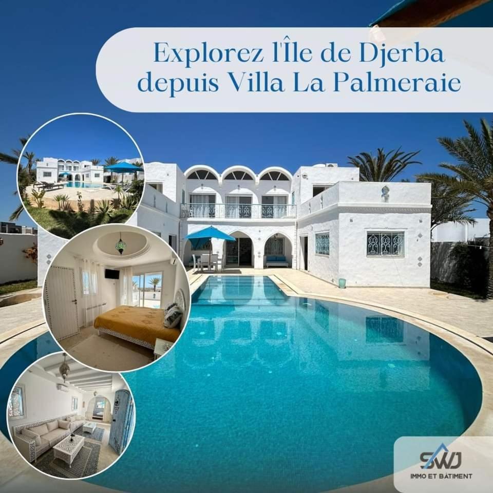Villa La Palmeraie D'Arkou, Grande Piscine Exterior foto