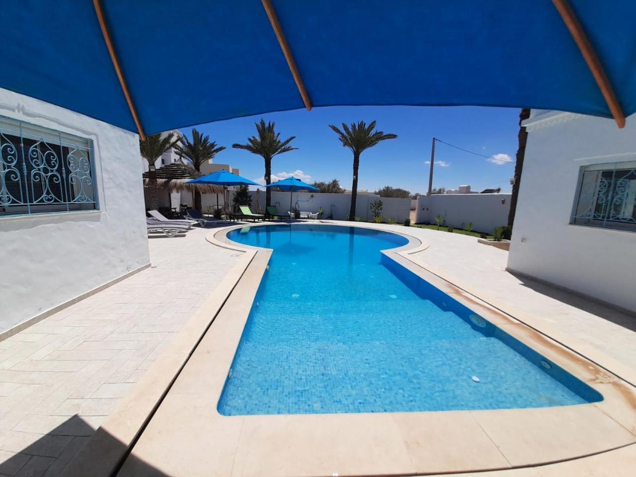 Villa La Palmeraie D'Arkou, Grande Piscine Exterior foto
