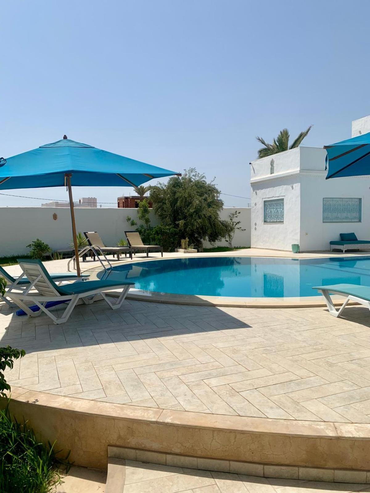Villa La Palmeraie D'Arkou, Grande Piscine Exterior foto