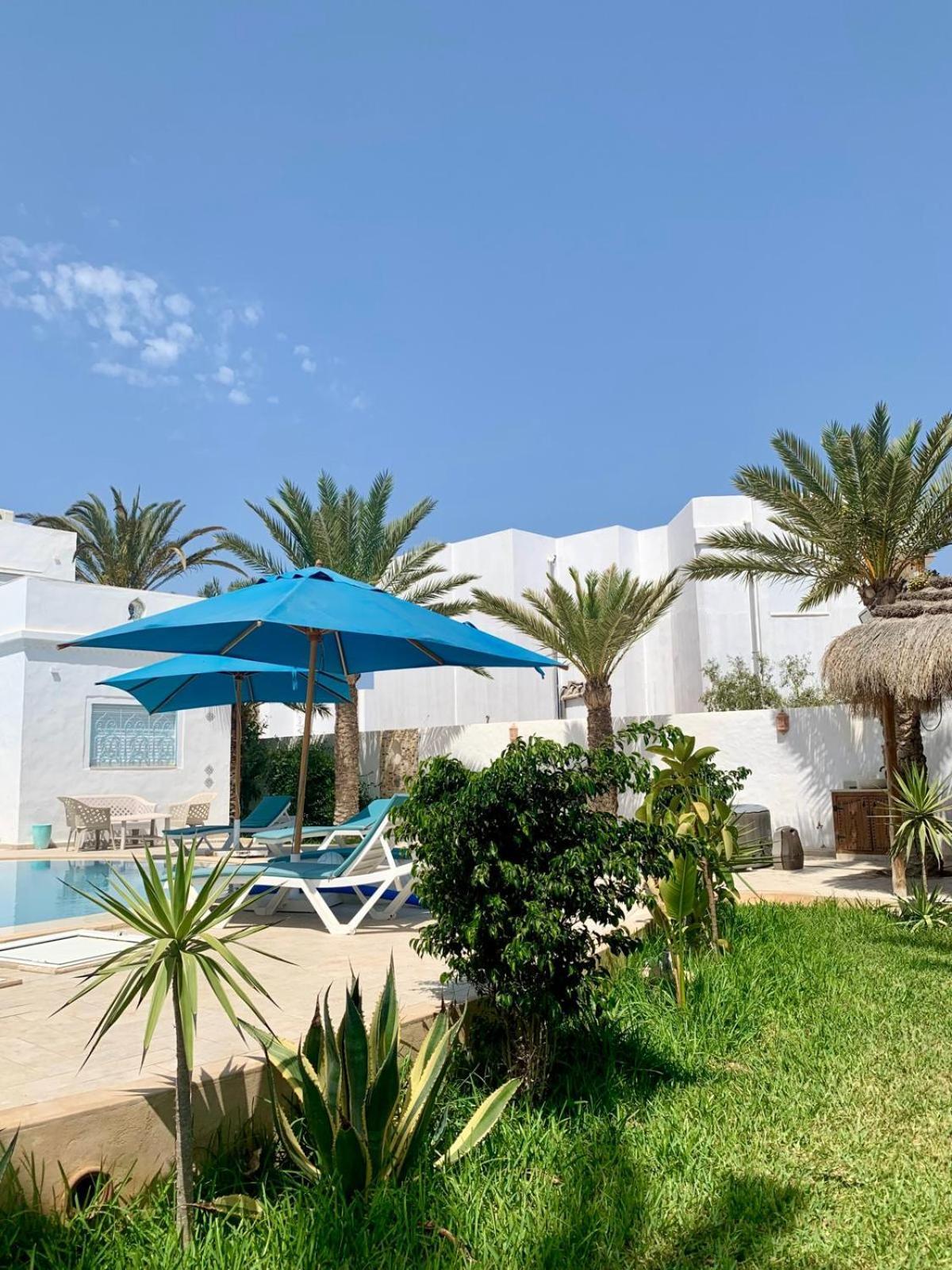 Villa La Palmeraie D'Arkou, Grande Piscine Exterior foto