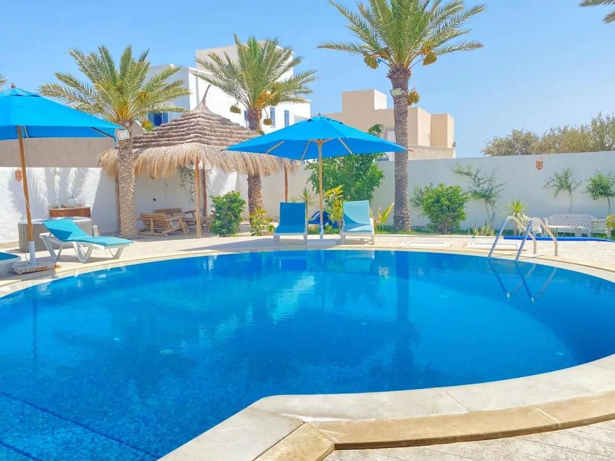 Villa La Palmeraie D'Arkou, Grande Piscine Exterior foto